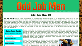 What Oddjobmanuk.co.uk website looked like in 2020 (3 years ago)
