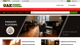 What Oakparquetflooring.co.uk website looked like in 2020 (4 years ago)