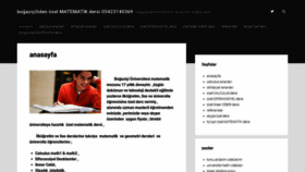 What Ozelmatematik.net website looked like in 2020 (4 years ago)