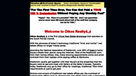 What Oikosrealty.com website looked like in 2020 (4 years ago)