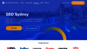 What Omgseosydney.com.au website looked like in 2020 (4 years ago)