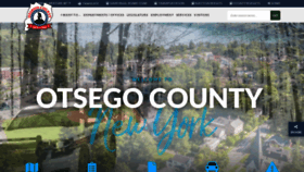 What Otsegocounty.com website looked like in 2020 (4 years ago)
