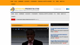 What Offshorepremium.com website looked like in 2020 (3 years ago)