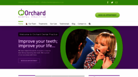 What Orcharddentalpractice.co.uk website looked like in 2020 (4 years ago)