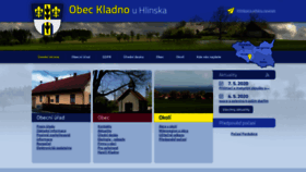 What Obec-kladno.cz website looked like in 2020 (3 years ago)