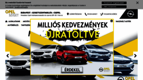 What Opelsziget.hu website looked like in 2020 (3 years ago)