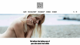 What Osloskinlab.no website looked like in 2020 (4 years ago)
