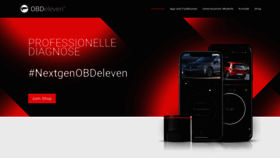 What Obdeleven.de website looked like in 2020 (4 years ago)