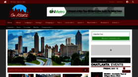 What Onatlanta.com website looked like in 2020 (4 years ago)