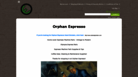 What Orphanespresso.com website looked like in 2020 (3 years ago)