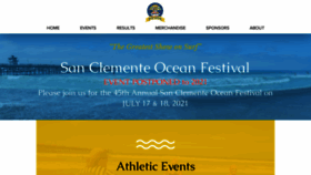 What Oceanfestival.org website looked like in 2020 (3 years ago)