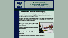What Oneplusoneonline.com website looked like in 2020 (3 years ago)