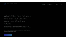 What Oneideaaway.com website looked like in 2020 (3 years ago)