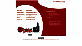 What Opus1journal.org website looked like in 2020 (4 years ago)