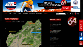 What Okoloslovenska.com website looked like in 2020 (3 years ago)