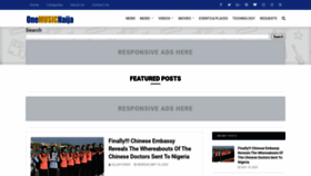 What Onemusicnaija.com website looked like in 2020 (3 years ago)