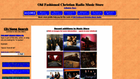 What Oldchristianmusic.com website looked like in 2020 (3 years ago)