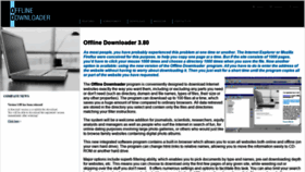 What Offlinedownloader.com website looked like in 2020 (3 years ago)