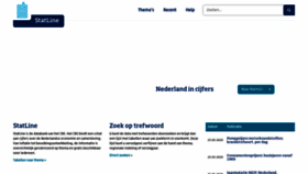 What Opendata.cbs.nl website looked like in 2020 (4 years ago)