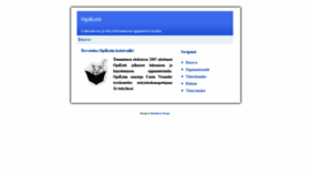 What Opikatti.fi website looked like in 2020 (5 years ago)