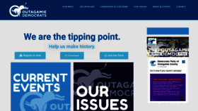 What Outagamiedems.org website looked like in 2020 (3 years ago)