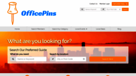 What Officepins.com website looked like in 2020 (3 years ago)