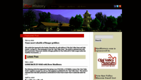 What Ojaihistory.com website looked like in 2020 (3 years ago)