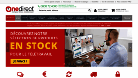 What Onedirect.fr website looked like in 2020 (3 years ago)