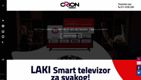 What Oriontelekom.rs website looked like in 2020 (3 years ago)