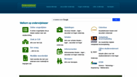 What Onderwijskiezer.be website looked like in 2020 (5 years ago)