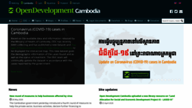 What Opendevelopmentcambodia.net website looked like in 2020 (3 years ago)