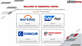 What Onekeppel.keppelgroup.com website looked like in 2020 (3 years ago)