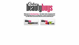 What Onlinebeautybuys.co.uk website looked like in 2020 (3 years ago)