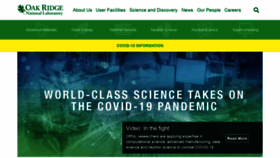 What Ornl.gov website looked like in 2020 (3 years ago)