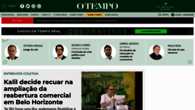 What Otempo.com.br website looked like in 2020 (3 years ago)