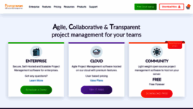 What Orangescrum.org website looked like in 2020 (5 years ago)
