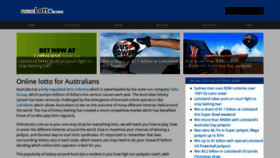 What Onlinelotto.com.au website looked like in 2020 (3 years ago)