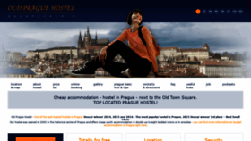 What Oldpraguehostel.com website looked like in 2020 (3 years ago)