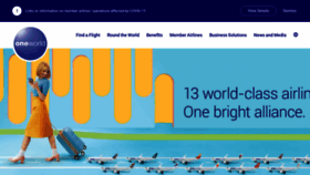 What Oneworld.com website looked like in 2020 (3 years ago)