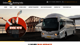 What Onlinebusbookingindia.com website looked like in 2020 (3 years ago)