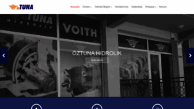 What Oztunahidrolik.com website looked like in 2020 (3 years ago)