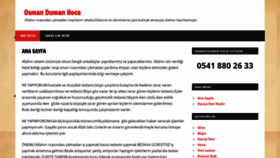 What Osmandumanhoca.com website looked like in 2020 (3 years ago)