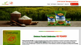 What Omincofoods.com website looked like in 2020 (3 years ago)