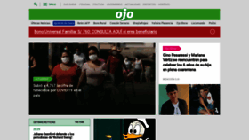 What Ojo.pe website looked like in 2020 (3 years ago)