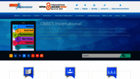 What Omicsonline.org website looked like in 2020 (3 years ago)