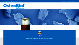 What Osteobiol.com website looked like in 2020 (3 years ago)