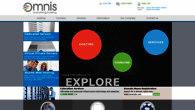 What Omnis.com website looked like in 2020 (3 years ago)