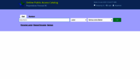What Opac.perpusnas.go.id website looked like in 2020 (3 years ago)