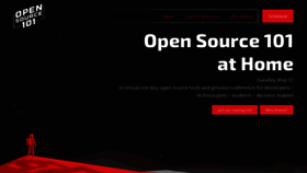 What Opensource101.com website looked like in 2020 (3 years ago)