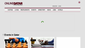 What Onlineqatar.com website looked like in 2020 (3 years ago)
